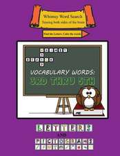 Whimsy Word Search Vocabulary Words