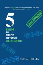 5 Steps to Profit Through Bad Credit