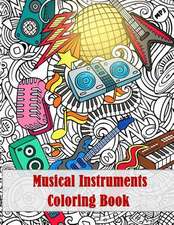 Musical Instruments Coloring Book