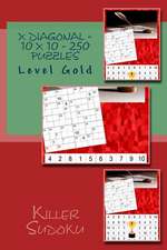 Killer Sudoku X Diagonal - 10 X 10 - 250 Puzzles - Level Gold