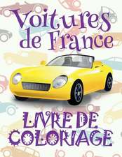 Voitures de France Livre de Coloriage