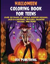 Halloween Coloring Book For Teens