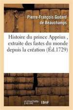 Histoire Du Prince Apprius, Extraite Des Fastes Du Monde Depuis La Création, Manuscrit Persan: Trouvé Dans La Bibliothèque de Schah-Hussain