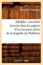 Constant, B: Adolphe