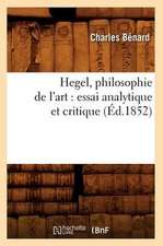 Hegel, Philosophie de L'Art