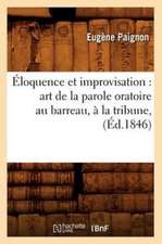 Éloquence et improvisation