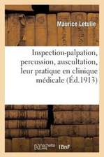 Inspection-Palpation, Percussion, Auscultation, Leur Pratique En Clinique Medicale