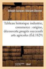 Tableau Historique Industrie, Commerce: Origine, Decouverte, Progres Successifs Des Arts Agricoles