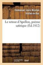 Le Retour D'Apollon, Poeme Satirique