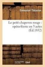 Le petit chaperon rouge