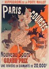 Carnet Affiche Hippodrome Porte Maillot Paris