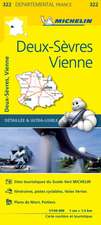 Deux-Sevres, Vienne - Michelin Local Map 322