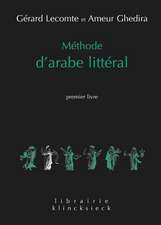 Methode D'Arabe Litteral