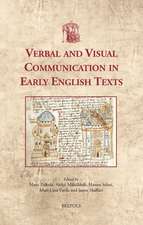 Verbal and Visual Communication in Early English Texts