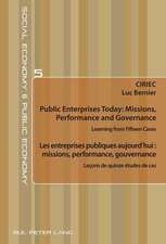 Public Enterprises Today: Learning fr