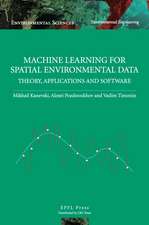 Machine Learning for Spatial Environmental Data - Theory, Applications and Software