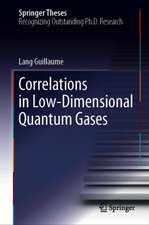 Correlations in Low-Dimensional Quantum Gases