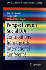 Perspectives on Social LCA: Contributions from the 6th International Conference