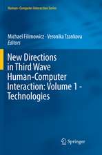 New Directions in Third Wave Human-Computer Interaction: Volume 1 - Technologies