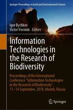 Information Technologies in the Research of Biodiversity: Proceedings of the International Conference 