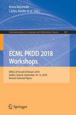 ECML PKDD 2018 Workshops: DMLE 2018 and IoTStream 2018, Dublin, Ireland, September 10-14, 2018, Revised Selected Papers