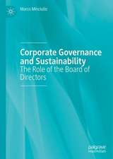 Corporate Governance and Sustainability: The Role of the Board of Directors