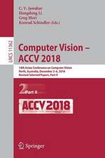 Computer Vision – ACCV 2018: 14th Asian Conference on Computer Vision, Perth, Australia, December 2–6, 2018, Revised Selected Papers, Part II