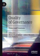 Quality of Governance: Values and Violations