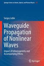 Waveguide Propagation of Nonlinear Waves: Impact of Inhomogeneity and Accompanying Effects