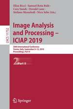 Image Analysis and Processing – ICIAP 2019: 20th International Conference, Trento, Italy, September 9–13, 2019, Proceedings, Part II