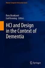 HCI and Design in the Context of Dementia