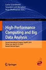 High-Performance Computing and Big Data Analysis: Second International Congress, TopHPC 2019, Tehran, Iran, April 23–25, 2019, Revised Selected Papers