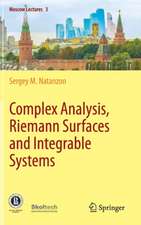 Complex Analysis, Riemann Surfaces and Integrable Systems