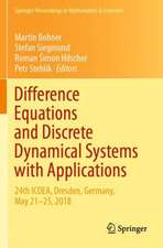 Difference Equations and Discrete Dynamical Systems with Applications: 24th ICDEA, Dresden, Germany, May 21–25, 2018