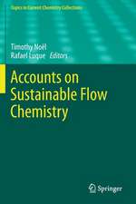 Accounts on Sustainable Flow Chemistry