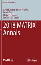 2018 MATRIX Annals