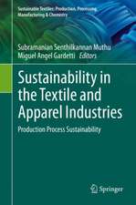 Sustainability in the Textile and Apparel Industries: Production Process Sustainability