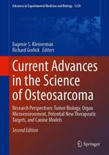 Current Advances in the Science of Osteosarcoma: Research Perspectives: Tumor Biology, Organ Microenvironment, Potential New Therapeutic Targets, and Canine Models