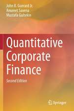 Quantitative Corporate Finance