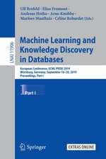 Machine Learning and Knowledge Discovery in Databases: European Conference, ECML PKDD 2019, Würzburg, Germany, September 16–20, 2019, Proceedings, Part I