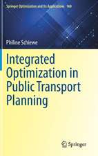 Integrated Optimization in Public Transport Planning