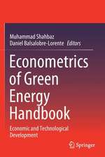 Econometrics of Green Energy Handbook: Economic and Technological Development