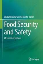 Food Security and Safety: African Perspectives