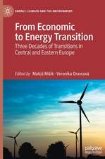 From Economic to Energy Transition: Three Decades of Transitions in Central and Eastern Europe