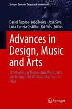 Advances in Design, Music and Arts: 7th Meeting of Research in Music, Arts and Design, EIMAD 2020, May 14–15, 2020