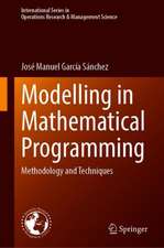 Modelling in Mathematical Programming