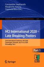 HCI International 2020 – Late Breaking Posters: 22nd International Conference, HCII 2020, Copenhagen, Denmark, July 19–24, 2020, Proceedings, Part I