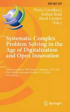 Systematic Complex Problem Solving in the Age of Digitalization and Open Innovation: 20th International TRIZ Future Conference, TFC 2020, Cluj-Napoca, Romania, October 14–16, 2020, Proceedings