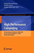 High Performance Computing: 7th Latin American Conference, CARLA 2020, Cuenca, Ecuador, September 2–4, 2020, Revised Selected Papers