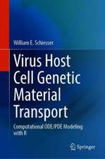 Virus Host Cell Genetic Material Transport: Computational ODE/PDE Modeling with R